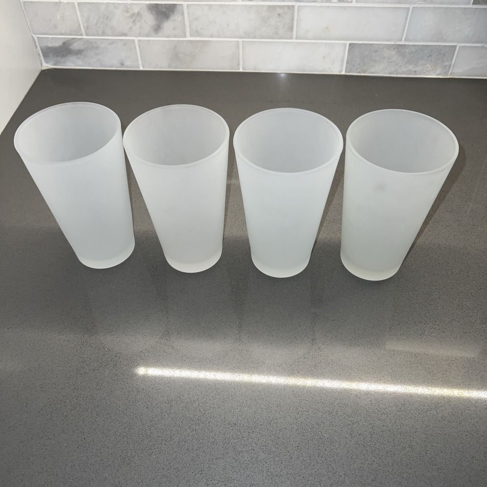 4~16 Oz Frosted Glass - Restaurant Basics